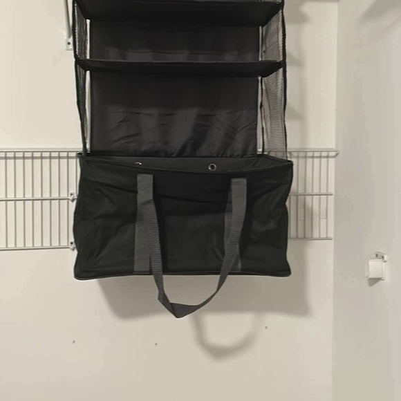 Black Hanging Closet Organizer